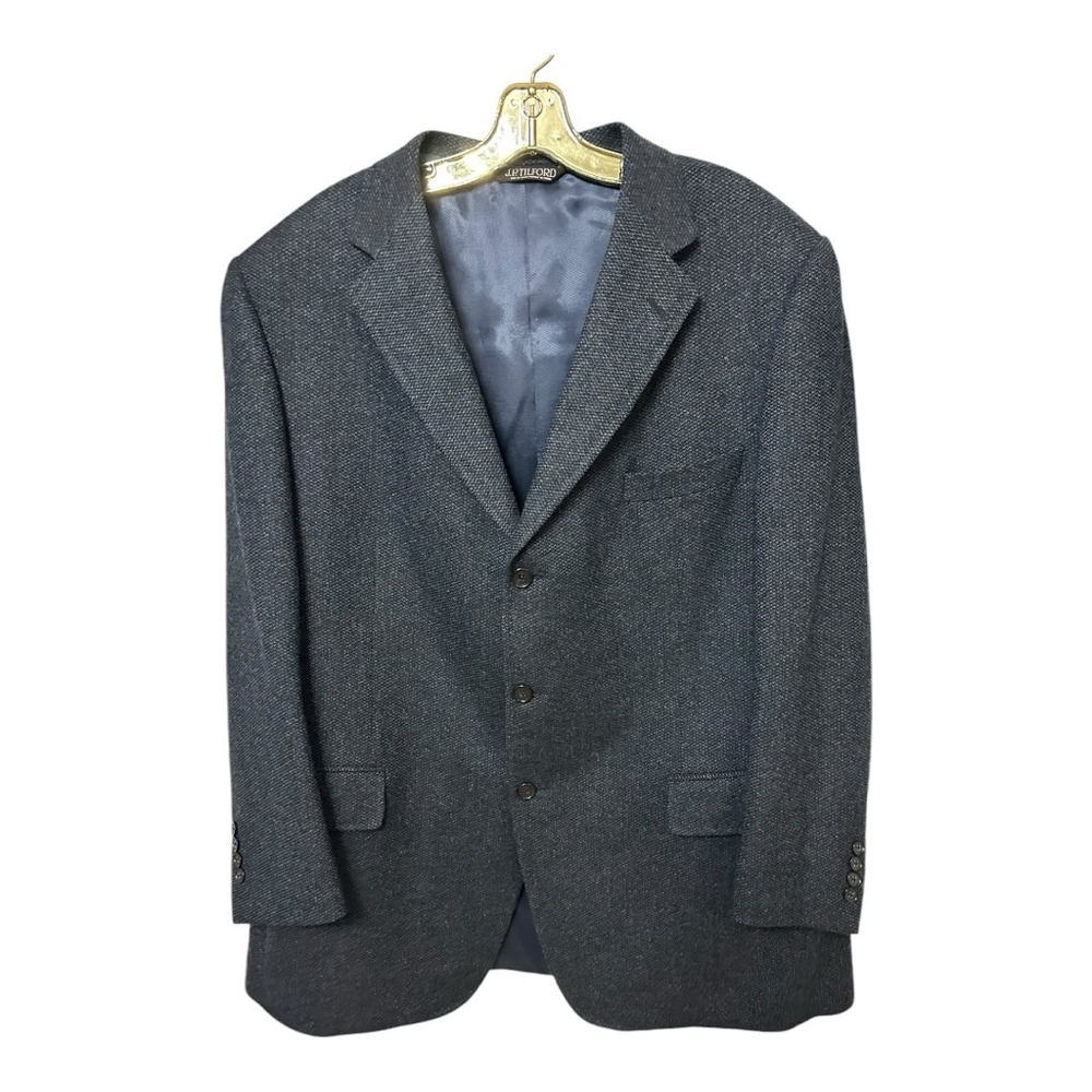 J.P. Tilford - Stunning Samuelsohn Royal Blue LambsWool men's blazer - Size 46